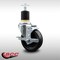 Service Caster 4'' SS Phenolic Swivel 1-7/8'' Expanding Stem Caster with Brake SCC-SSEX20S414-PHS-TLB-178 - alternate 2